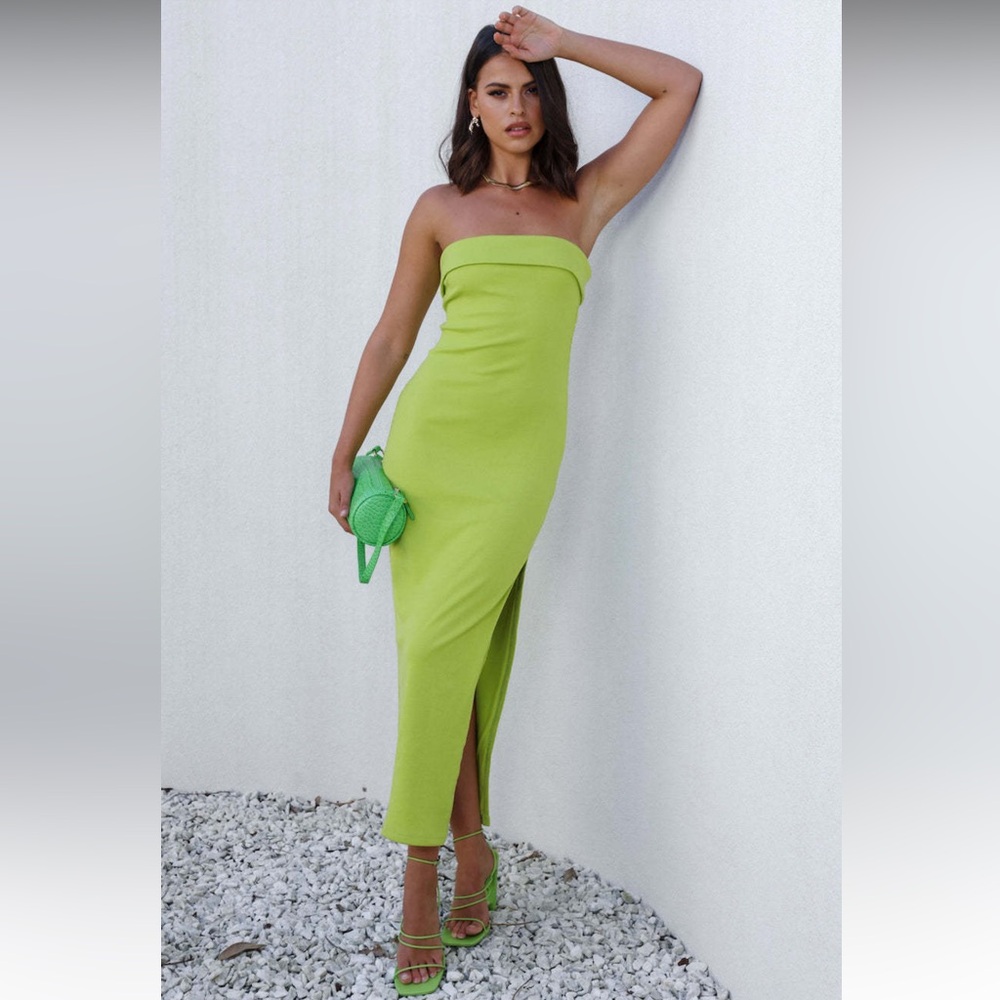 Green Maxi Dress - never worn